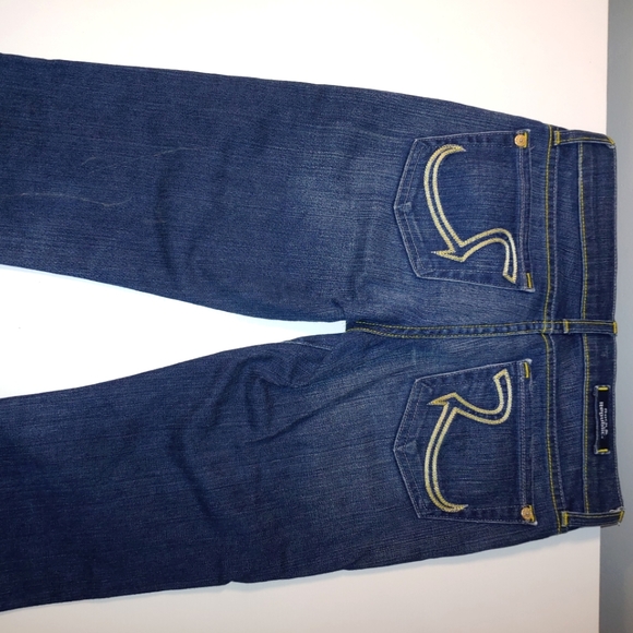 Rare Rock & Republic Cuffed Capri/Cropped Jeans Sz.24 - Picture 9 of 10